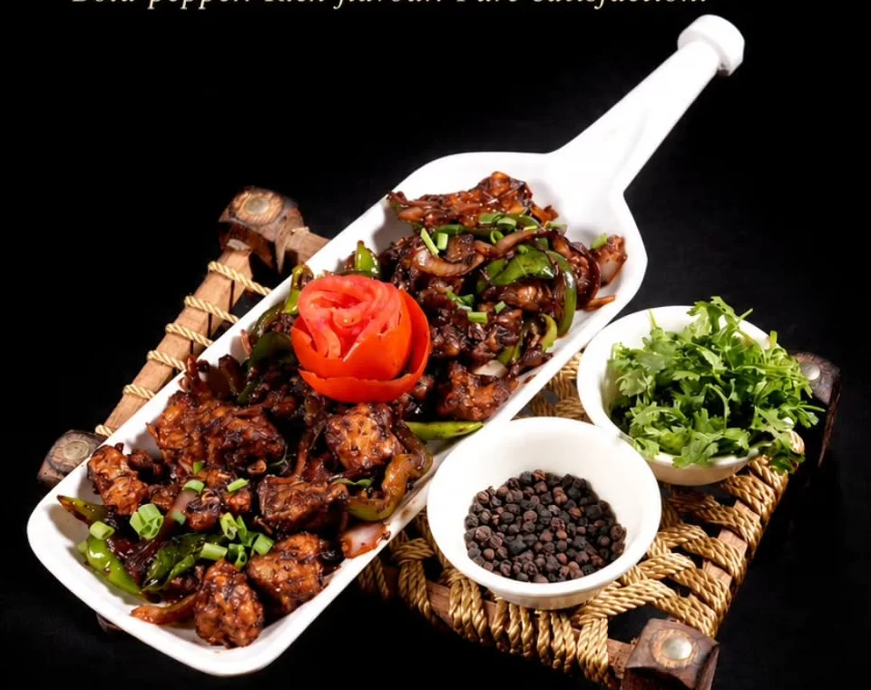 Mushroom pepper fry