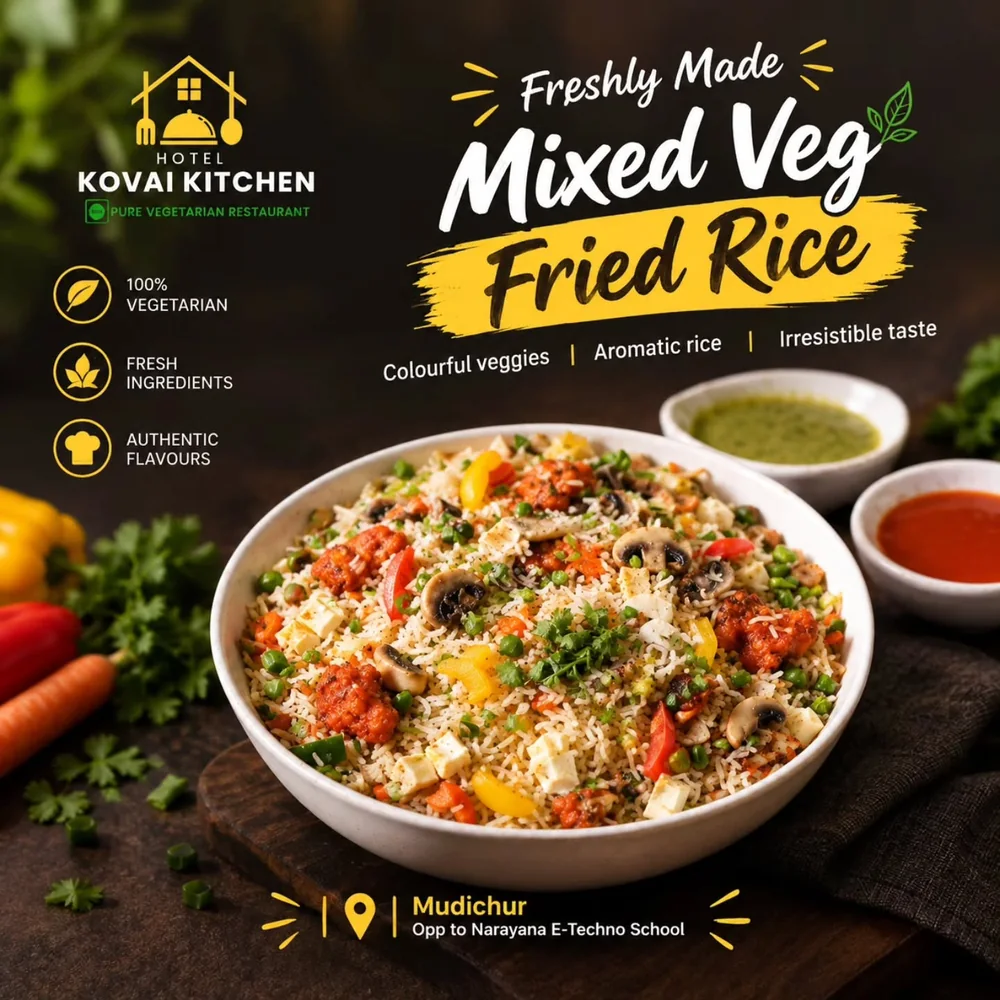Mixed Veg Fried Rice